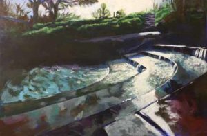 Aaron Krone Waterfall Levels Acrylic