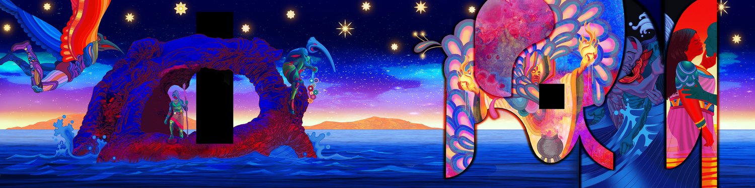 Carl yonder Celestial ink and digital colors