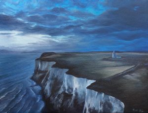 Rachel Gering White Cliffs of Dover Acrylic | Blue Koi Gallery