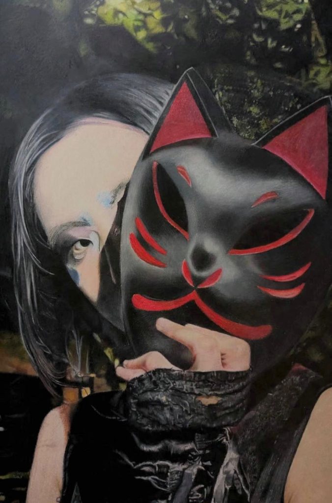 Yanxi Ren Beneath the mask | Blue Koi Gallery