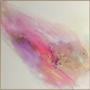 Alli Suter - Facing Grace - Mixed medium, acrylic and metallics - $3300 - www.allisuter.com Alli Suter - Facing Grace