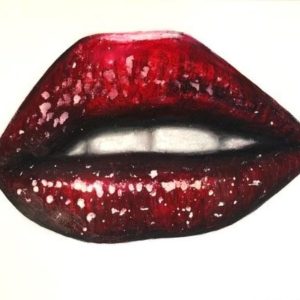 Sophie Kadan - Intrigue - Mixed Media (Oil Pastel, Paint) - $250 - artbysophiek.com Sophie Kadan - Intrigue