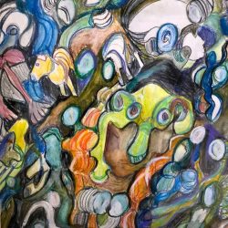 Anita Stewart | She's Gone | Mixed Media
