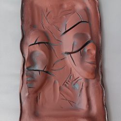 Deborah Goalby | Fractured panel 3 | Clay