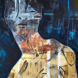 Emma Larkin | Soul EaterAcrylic and wax pastel on canvas