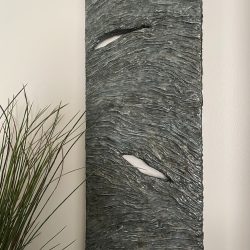 Untitled | Recycled single use plastic bags, plaster formula, acrylic paints and glazes on polystrene and plywood | https://www.instagram.com/remagine.art/ Karen Sugay | Untitled | Recycled single use plastic bags, plaster formula, acrylic paints and glazes on polystrene and plywood