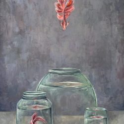 Ashlyn Fish - Bound by the BowlAcrylic Paint on Canvas