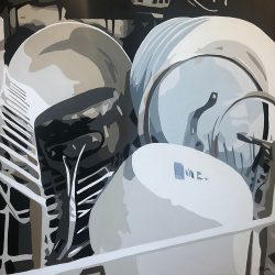 BethAnn Lawson - Kitchen BFFacrylic on canvas