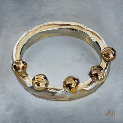 Princess Ring - Oil - https://www.artworkarchive.com/profile/judith-5b124f9c-e38e-43be-b8f6-5f7e72ab698e Judith Hutcheson - Princess Ring-Oil