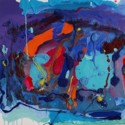 Susan Harmon - The start of after - mixed on canvas