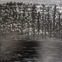 Ahmed Ali Ali - BW | acrylic on canvas