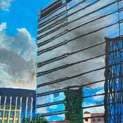 Caren Morfin - Cloudy Lab | Acrylic on canvas