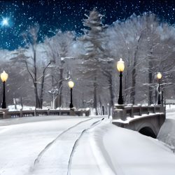 Mary Ann Goughler - The Ole Bridge | Mixed Media Digital Art