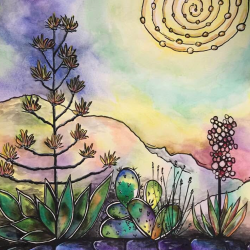 Susan Millan - Desert Divas | Watercolor