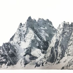 Ty Wilcox - chasing angels or fleeing the demon | Serigraph on paper