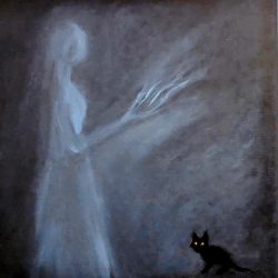 Between the Veils - Oil on canvas - https://linktr.ee/artfrilen Ellen Frischbutter - Between the Veils - Oil on canvas- https://linktr.ee/artfrilen