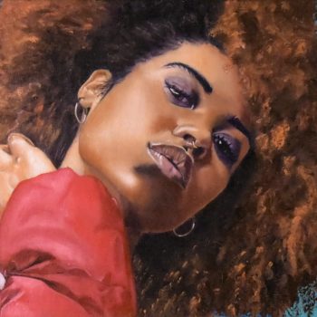 Blue - Oil paint on acrylic gesso canvas - https://www.erikarichards.com/ Erika Richards - Blue - Oil paint on acrylic gesso canvas- https://www.erikarichards.com/