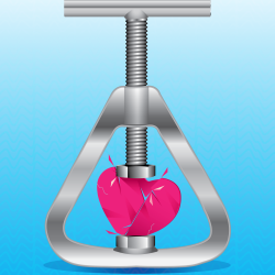 Lauren Bozone - Cracked my heart like a nut - digital vector illustration- @lmsbozone