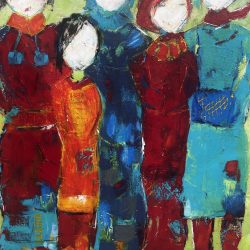 Better Together - Acrylic - @abstracted.us Mary Ann OReilly - Better Together - Acrylic- @abstracted.us