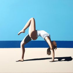 Monika Adamczyk - Yoga - Acryl - https://www.facebook.com/share/19ges68yfD/