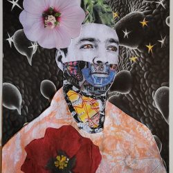 Morrie Warshawski - Lost in the Stars - mixed media- https://www.instagram.com/morriewar/