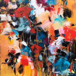 ANNETTE JARET - FRACTURED - ACRYLIC PAINT- www.annettejaret.com