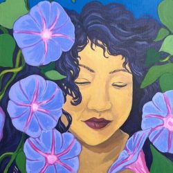Dana Buckhoy - Em - Acrylic on wood- newgrowthart.com