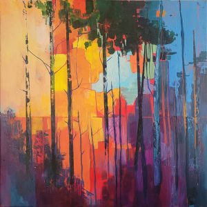 Ivana Babic - Wispers of the Forest - Acrylic on canvas- No Website