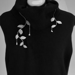 Victoria Selektor - Falling Leaves - jewelry making and metalworking, Sterling Silver Metal- @metalsareprescious