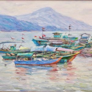 HONG ZHENG - Inner Sea of Shenzhou Penisula - Oil on Canvas- No Website