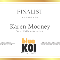 Certificate page Wonderful World and Open Theme 20 | Blue Koi Gallery