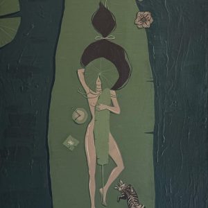 Marina Gorelikova - Green Peace - Acrylic wall paint on canvas- https://www.marinagorelikova.art/?source=copy_link