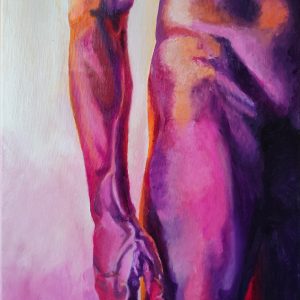 Wedad Alamin - Substantiallity I (Pretty in pink) - Oilnon canvas- https://linktr.ee/wedad.art