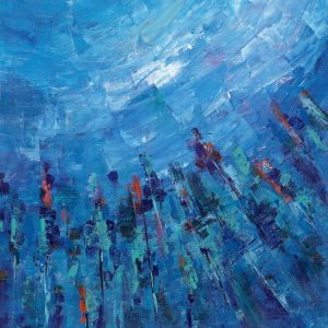 Broti Ganguly - Reach - Acrylic on Canvas- Broti Ganguly (Instagram)