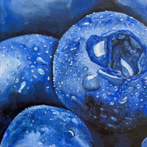 Jameca Burdett - Blueberry Delight - Acrylic - JSheraeArt.com