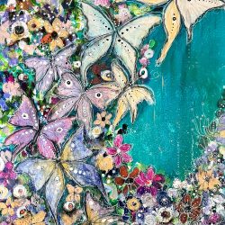 MANDA MARBLE - Quiet Moments Seldom Seen - Mixed Media, Mixed Media, Mixed Media, Mixed Media Collage - https://www.MandaMarble.com
