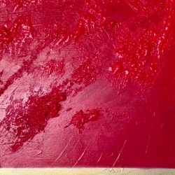 vicky anastassopoulou - Incandescent Red - Acrylic on canvas - No Website