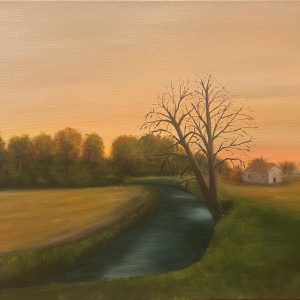 Daniela Panico - Fall in the country - Oil on canvas 16 x 20 inches- No Website