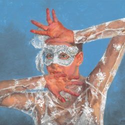 Emily Lerwick - Behind the Mask - Acrylic- No Website