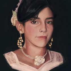 Iris Flores Colocho - Quince - Digital Art- No Website