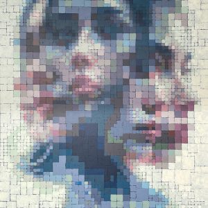 Roy Cacek - Multiplicity of Self - acrylic on panel- https://www.instagram.com/mosaic_pixels/