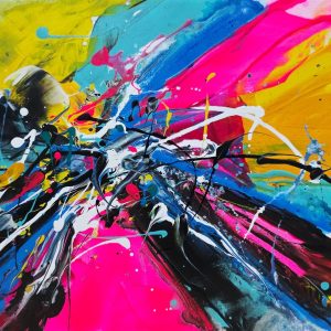 STEPHEN YIP YUK FAI - Uninhibited Dance - Acrylic on canvas - STEPHEN YIP YUK FAI- Uninhibited Dance - Acrylic on canvas