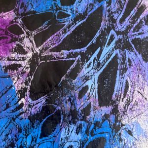 cynthia yatchman - Bauhinia - alcohol inks - cynthia yatchman- Bauhinia - alcohol inks