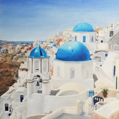 Pam-Blevens-BlueDomesOfSantorini