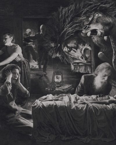Rowan Pope - A Country Doctor - graphite on paper - www.popebrothersart.org