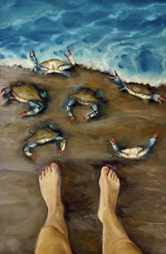 Chloe Eick Feelin Crabby 24x36