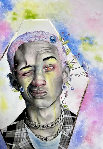 Robyn Wall-Portrait of Jaden Smith