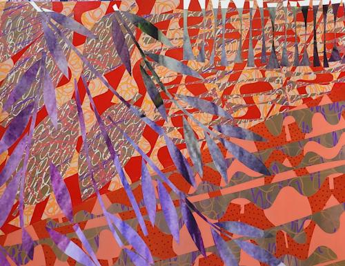 Closed bottle gentian-red