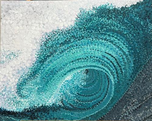 Jennifer TroulisTitle: The WaveMedium: Acrylics on canvaswww.jennifertroulis.com